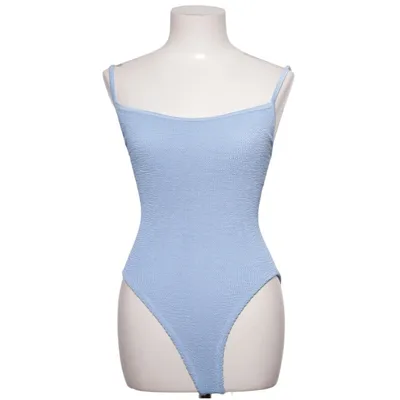 Maillot de bain une pièce (Bleu) de Hunza G Élasthane, Polyamide