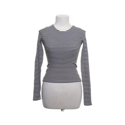 Lange mouwen shirt (Wit, Zwart) van Nelly Katoen, Elastaan