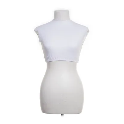 Crop top (Vit) från Khy Bomull, Elastan