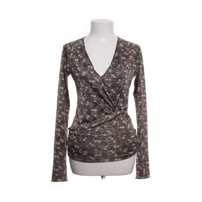 Blouse (Beige, Multicolored) from Daniele Alessandrini Elastane, Viscose