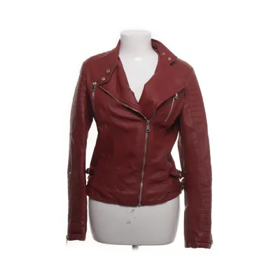 Biker jacket (Red) from King of Fashion Polyurethane