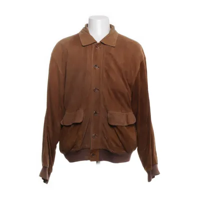 Läderjacka (Brun) från Kapraun Polyester, Skinn