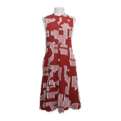 Dress (White, Red) from H&M Studio Viscose, Polyester, Cotton