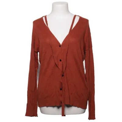 Strickjacke (Braun) von Velour Angora, Kaschmir, Nylon, Seide, Viskose, Wolle