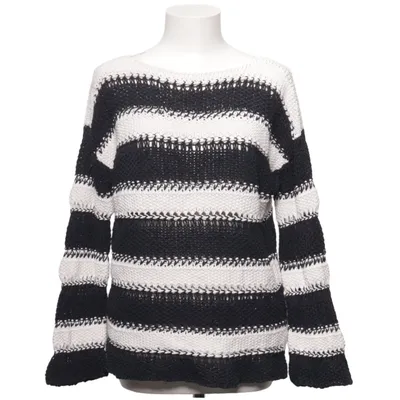 Strickpullover (Schwarz, Weiß) von Massimo Dutti Baumwolle, Polyamid