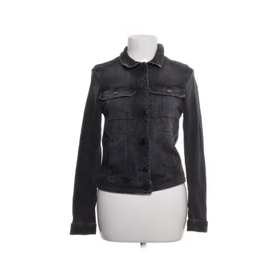 Jeansjacke (Schwarz) von Zadig & Voltaire Baumwolle, Elasthan, Polyester, Leder