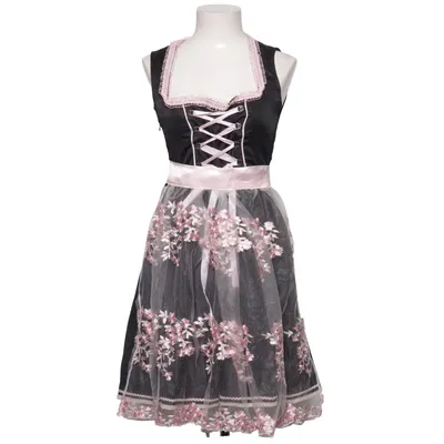 Dirndl (Black, Pink) from Buykud Polyester