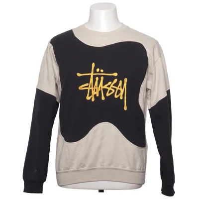 Collegetröja (Beige, Svart) från Stüssy Bomull, Polyester