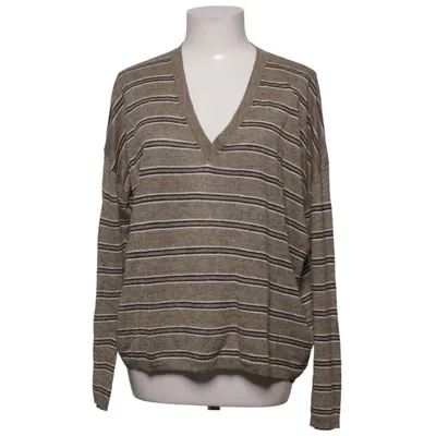 Pullover (Bruin, Zwart, Wit) van Massimo Dutti Linnen