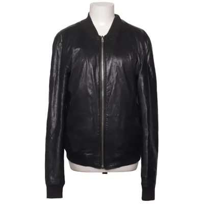 Leren jack (Zwart) van BLK DNM Leer, Polyester