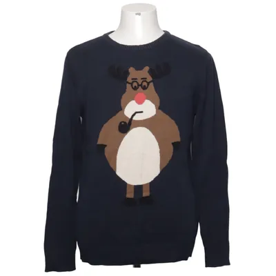 Weihnachtspullover (Blau, Mehrfarbig) von Jack & Jones Originals Baumwolle