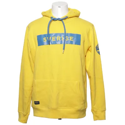 Hoodie (Yellow, Blue) from Sverige Cotton, Polyester