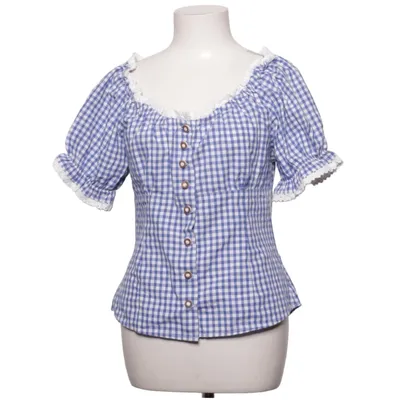 Chemisier Dirndl (Bleu, Blanc) de Os Trachten Coton, Polyester