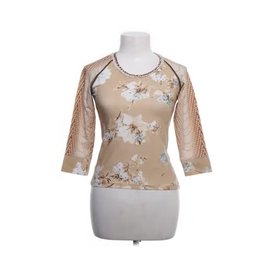 Top (Beige, Meerkleurig) van Eva & Claudi Katoen, Elastaan