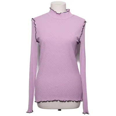 Langærmet t-shirt (Lilla) fra Tom Tailor Denim Elastan, Viscose