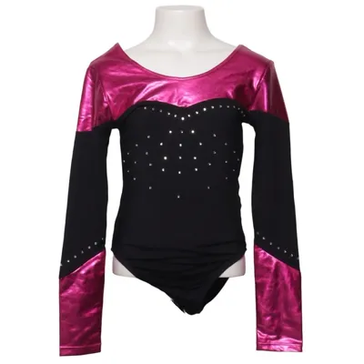 Gymnastikdragt (Sort, Pink) fra Energetics Elastan, Polyamid, Polyester