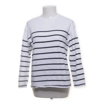 Langærmet t-shirt (Hvid, Blå) fra Terranova Bomuld