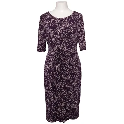 Dress (Purple, White) from Connected Apparel Elastane, Polyester