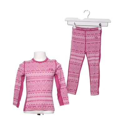 Vêtements thermique (Rose) de Kari Traa Polyester, Laine