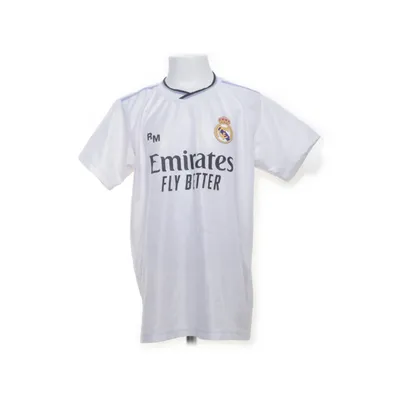 Fotbollströja (Vit, Flerfärgad) från Real Madrid Polyester
