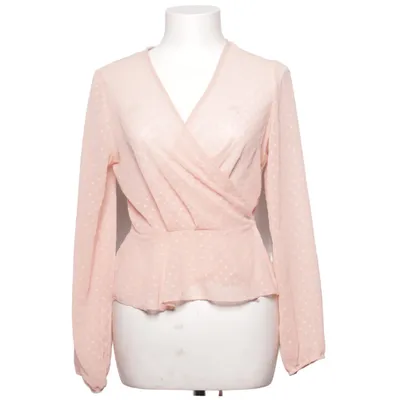 Wrap blouse (Pink) from Rude Elastane, Polyester