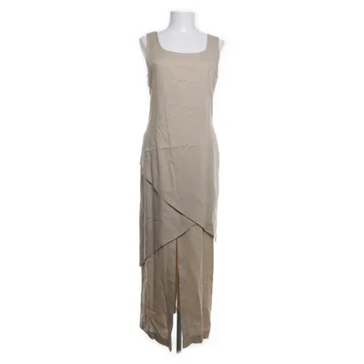 Maxi jurk (Beige) van Blacky Dress Linnen, Acetaat