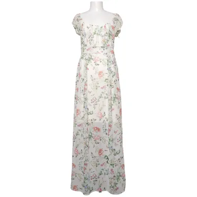 Maxi dress (White, Multicolored) from Orsa Elastane, Polyester, Viscose