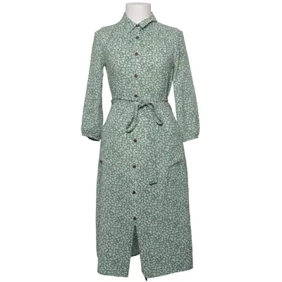 Skjortklänning (Grön, Vit) från Monteau Elastan, Polyester