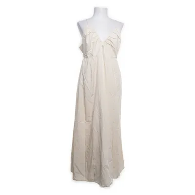 Maxi jurk (Wit) van H&M Trend Polyamide, Viscose, Katoen