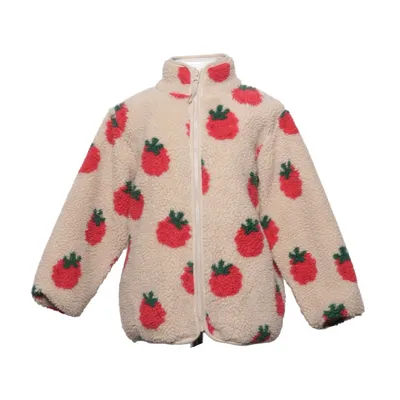 Fleecejakke (Beige, Rød, Grøn) fra Rikiki Polyamid, Polyester