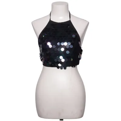 Crop top (Svart, Flerfärgad) från PrettyLittleThing Polyester