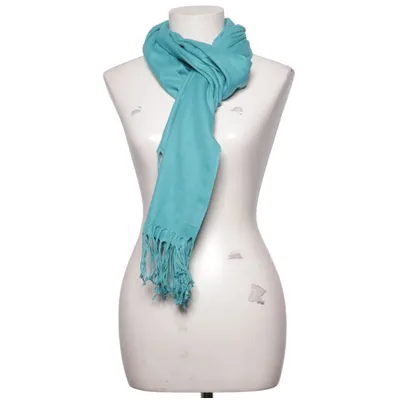 Sjaal (Turquoise) van Pashmina Kasjmier, Zijde