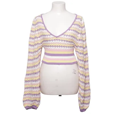 Sweater (Purple, Yellow, White, Multicolored) from Shein Polyester