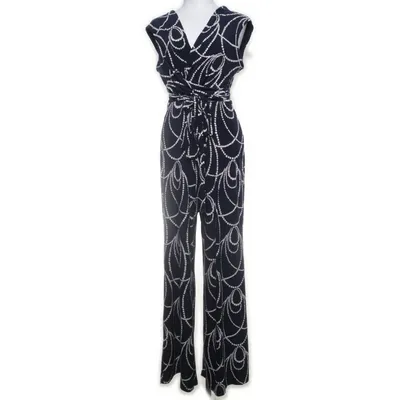 Byxdress (Svart, Vit) från Phase Eight Elastan, Polyester