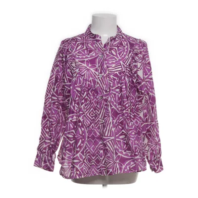 Blouse (Lila, Wit) van Nayyar Katoen