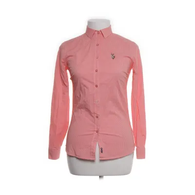 Skjorta (Vit, Orange) från U.S. Polo Assn. Bomull, Elastan