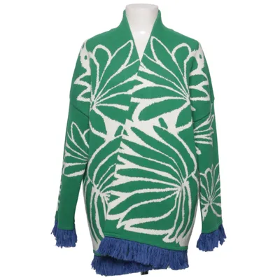 Cardigan (Grøn, Hvid, Blå) fra Vicolo