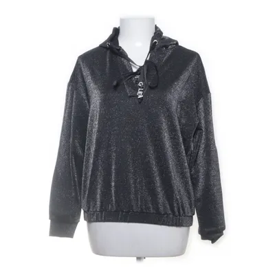 Sweat à capuche (Argent, Noir) de Gaudi Jeans Élasthane, Fibre métallique, Polyamide, Viscose