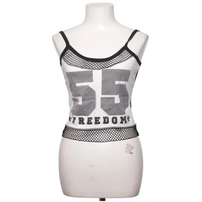 Tanktop (Wit, Zwart) van Miss Ewing Katoen, Polyester
