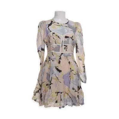 Robe (Rose, Bleu, Noir, Multicolore) de Karen Millen Coton, Soie