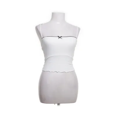 Tanktop (Wit) van Bershka Elastaan, Polyamide