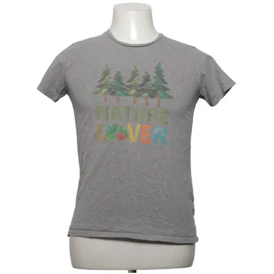 T-shirt (Grå, Flerfärgad) från Spreadshirt Ekologisk bomull