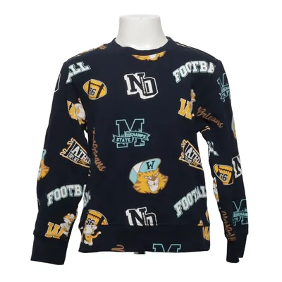 Collegetröja (Blå, Flerfärgad) från Blukids Bomull