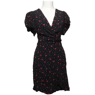 Omlottklänning (Svart, Röd, Vit) från Adoore Viskos