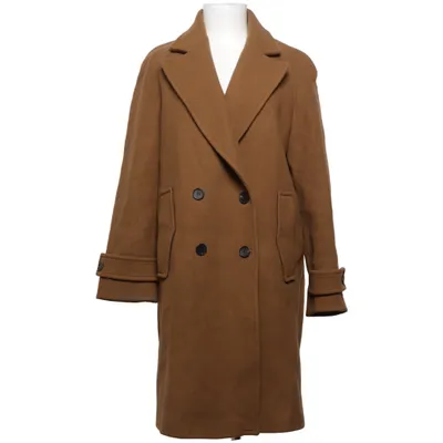 Frakke (Brun) fra Zara Basic Outerwear Polyamid, Polyester, Uld