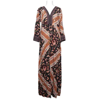 Långklänning (Svart, Brun, Flerfärgad) från Esmara by Heidi Klum Viskos