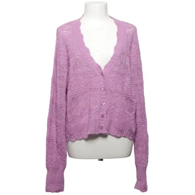 Cardigan (Violet) de Indiska Acrylique, Laine d'alpaga, Polyamide