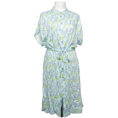 Robe chemise (Bleu, Vert, Blanc) de Tinta Viscose