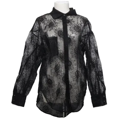 Chemise (Noir) de Sandra Mansour x H&M Coton, Polyamide