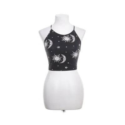 Crop top (Svart) från Motel Bomull, Elastan